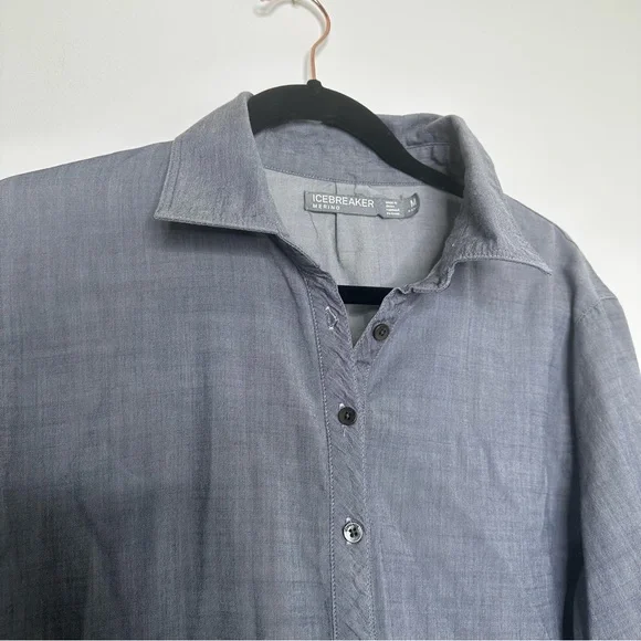 Icebreaker Women's Cool-Lite™ Kala Shirt Dress in Gray - Picture 4 of 9